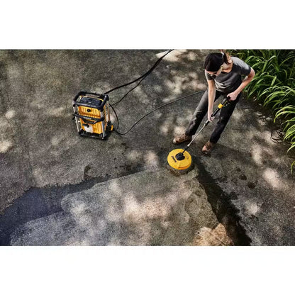 12 In. Rotating Driveway and Sidewalk Surface Cleaner Pressure Washer Attachment (3000 PSI MAX)