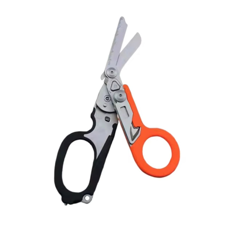 Multifunction Mini Portable Emergency Raptors Shears Tactical Folding Scissors Outdoor Survival Tool