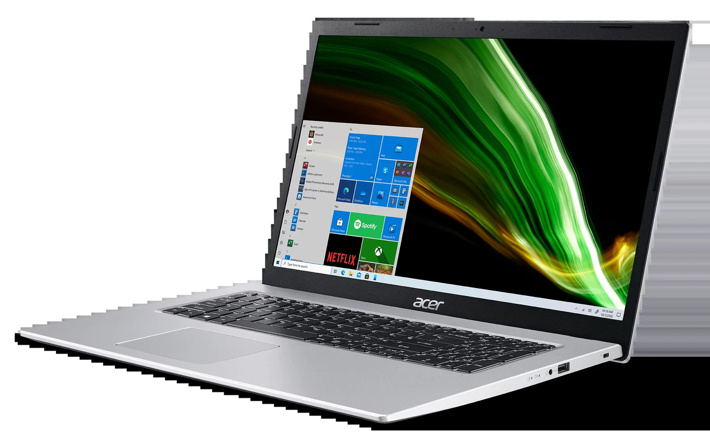 Aspire 3 A317-53-38Y1, 17.3" Full HD IPS Display, 11Th Gen Intel Core I3-1115G4, 8GB DDR4, 128GB Nvme SSD