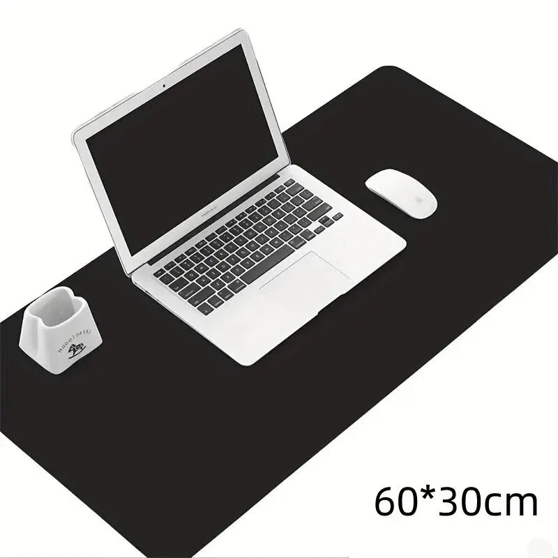 1 Pcs Large Size 60*30Mm Office Desk Protector Mat PU Leather Waterproof Mouse Pad Desktop Keyboard Desk Pad Gaming Mousepad