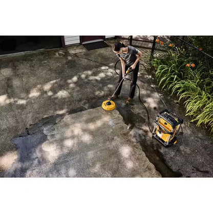 12 In. Rotating Driveway and Sidewalk Surface Cleaner Pressure Washer Attachment (3000 PSI MAX)