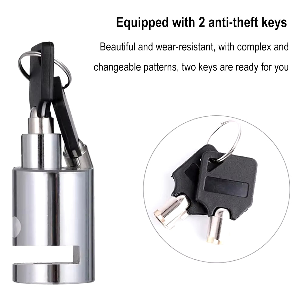 Bicycle Lock Electric Scooter Bicycle Padlock Anti-Theft Electric Scooter Lock for Skateboard Wheels Lock Disc Brake Lock