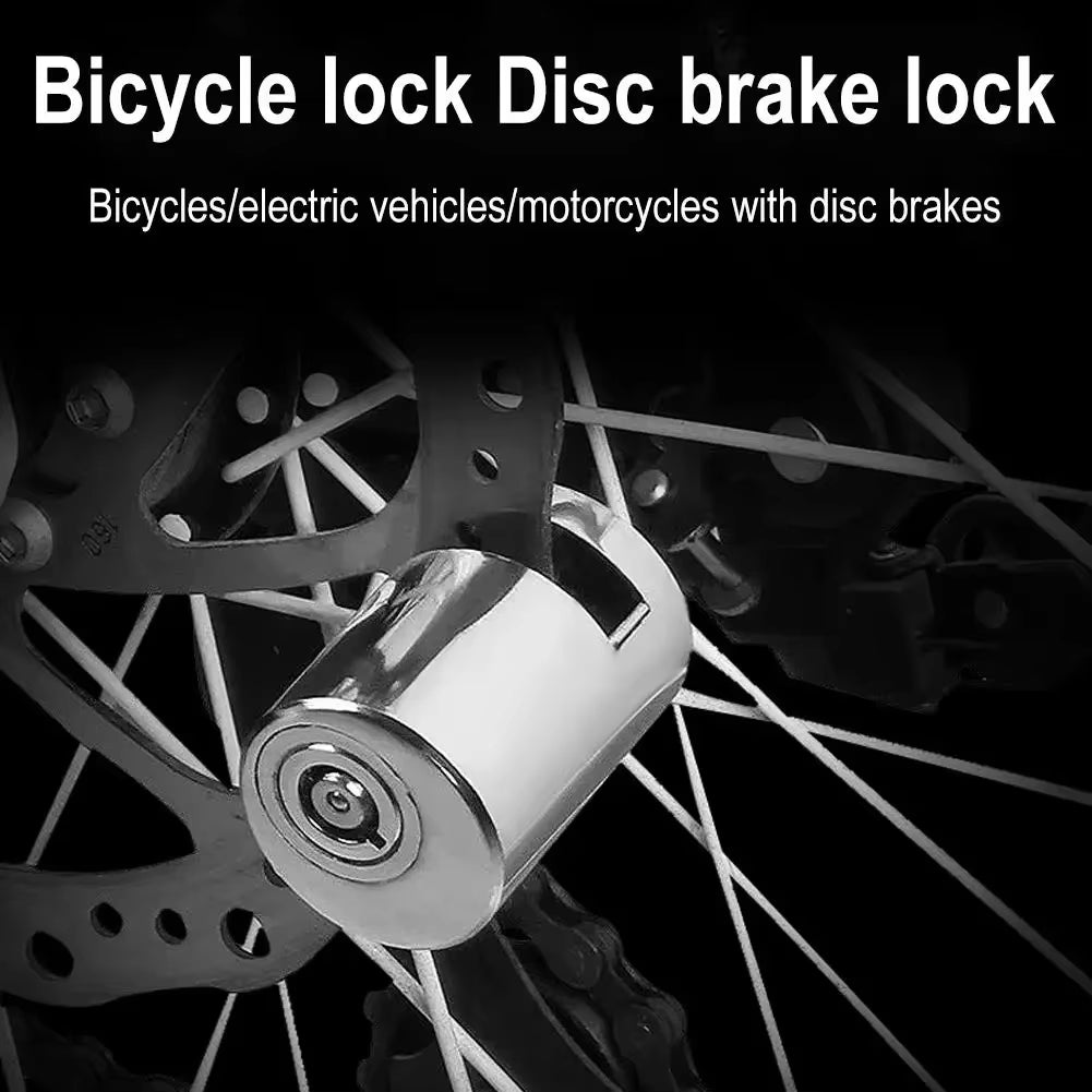 Bicycle Lock Electric Scooter Bicycle Padlock Anti-Theft Electric Scooter Lock for Skateboard Wheels Lock Disc Brake Lock